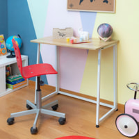Scrivania pieghevole Dolenkaf InnovaGoods - bianco e color naturale - 80x75x45 cm