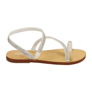 Sandalias blancas