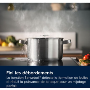 Plaque induction ELECTROLUX EIS62453 - Anti-débordement SenseBoil 4 foyers