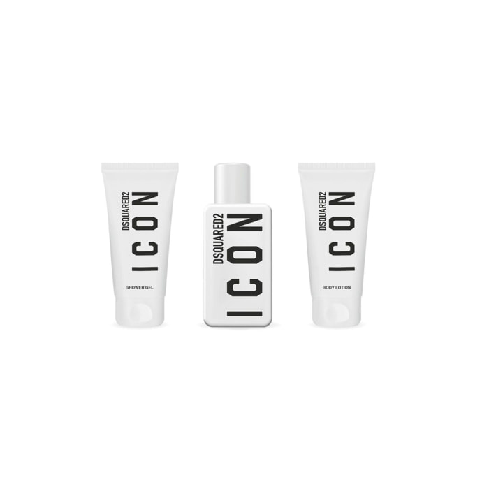Icon Femme - Coffret Eau de parfum 50ml, Gel douche & Lait corps 50ml
