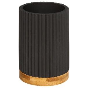 Pot à brosses à dents Noir Modern Color