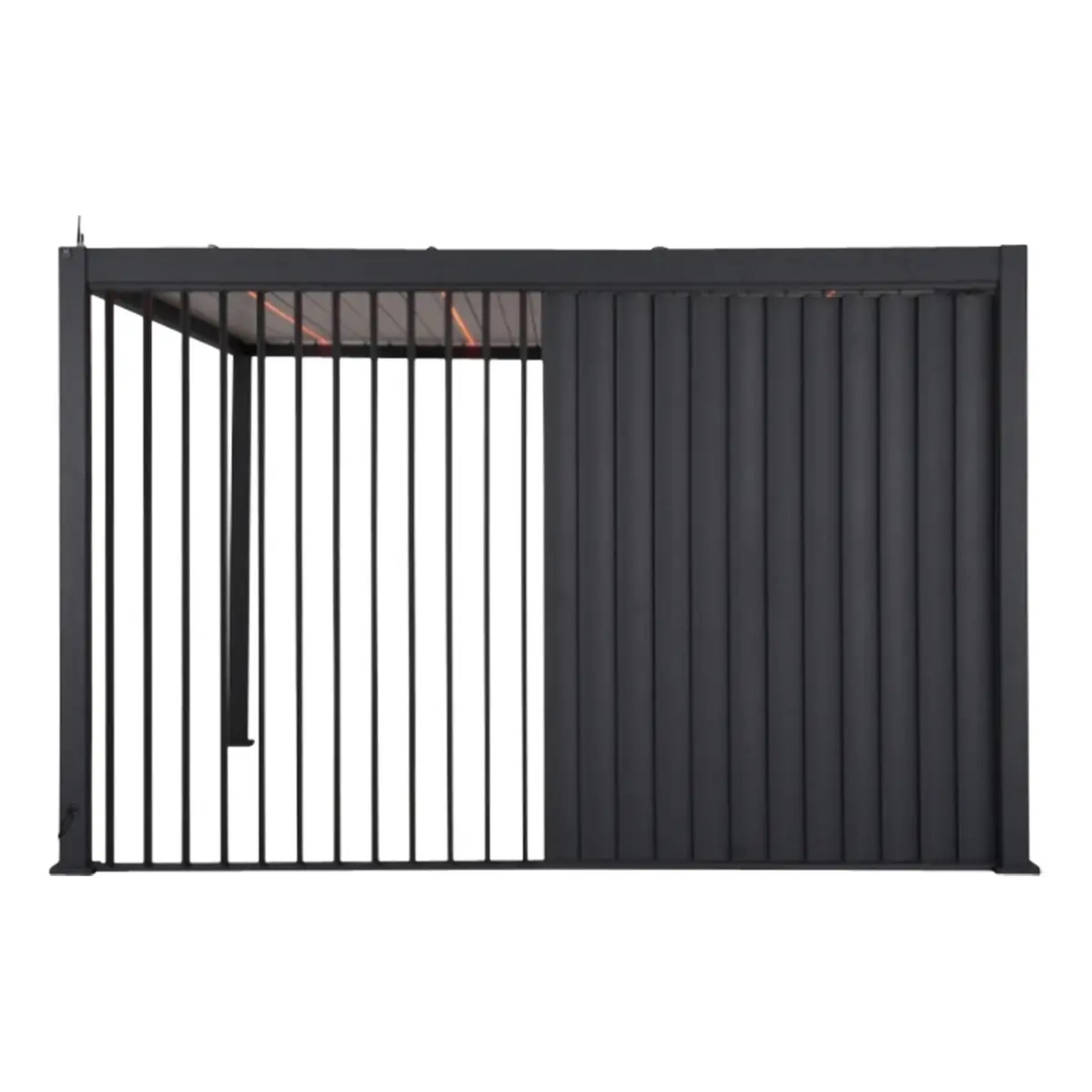 Persienne pour pergola Evora 3m gris graphite