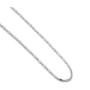 Cadena Sumga acabado plata - 42cm