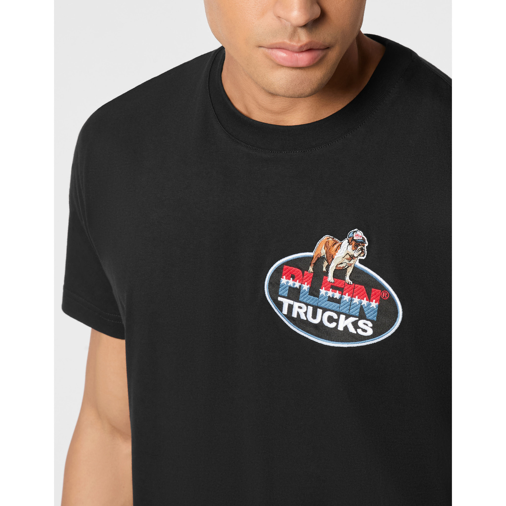 PHILIPP PLEIN T-Shirt Round Neck Ss Bulldog