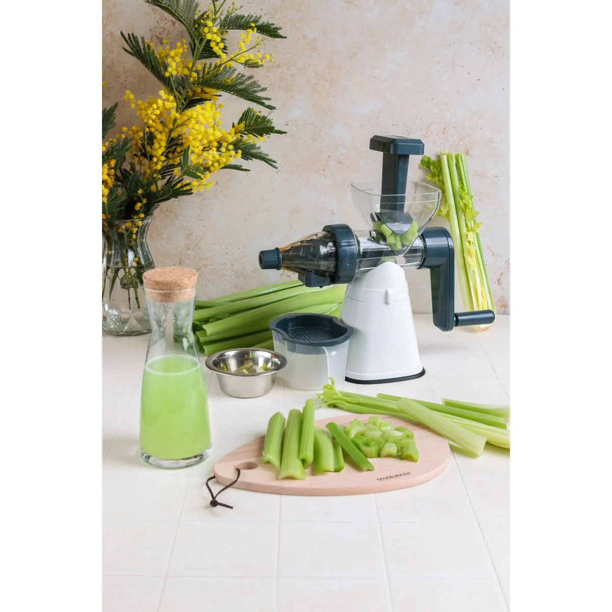 Planche à découper ovale en bois FSC 19 x 28 cm Fackelmann Nature