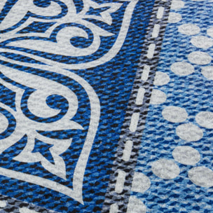 Tapis fin - Lavable en machine - BLANCBLEU
