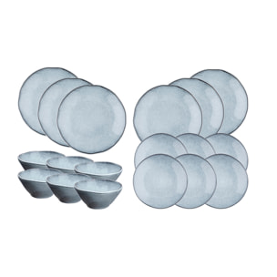 Service Les Essentiels CLOUD - 18 pièces - Gris orage