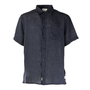 GAS camicia uomo navy blue