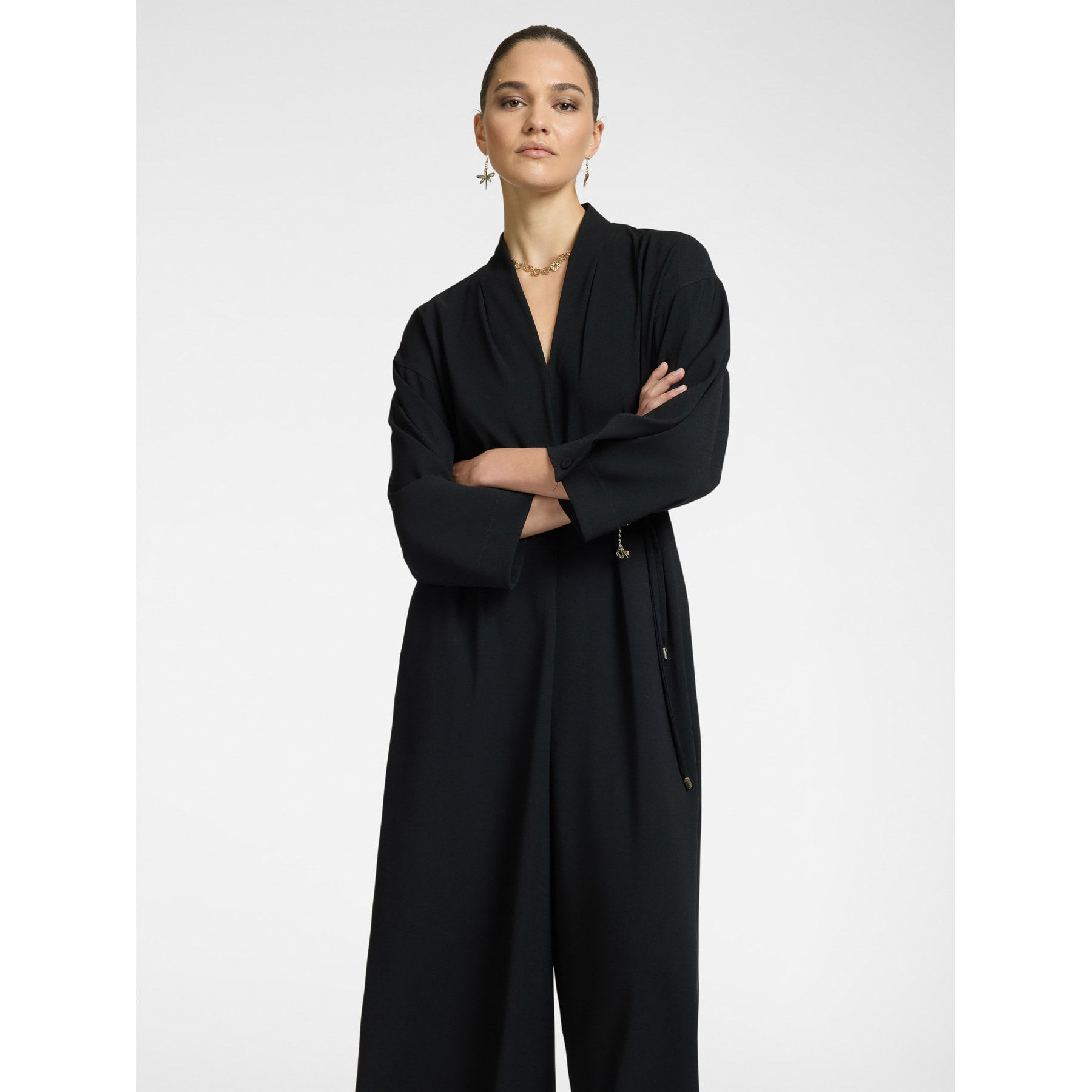 Elena Mirò - Mono de Cady con cinturón - Negro