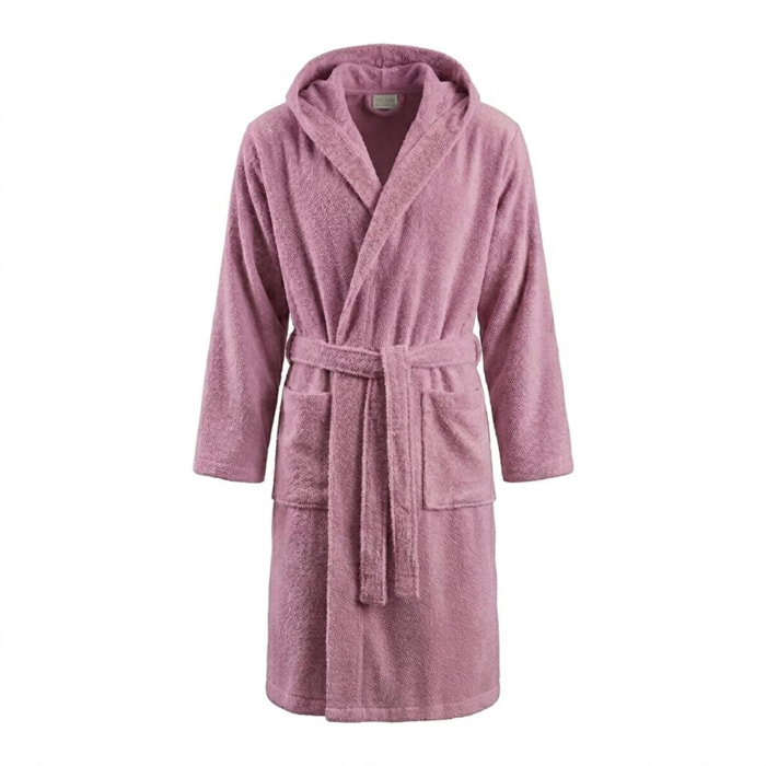 INTRECCI HOME Accappatoio Uomo e Donna, in Puro Cotone Jacquard 500 g, , Morbidezza Extra, Avvolgente, con Cappuccio e Tasche, Elegante e Confortevole,