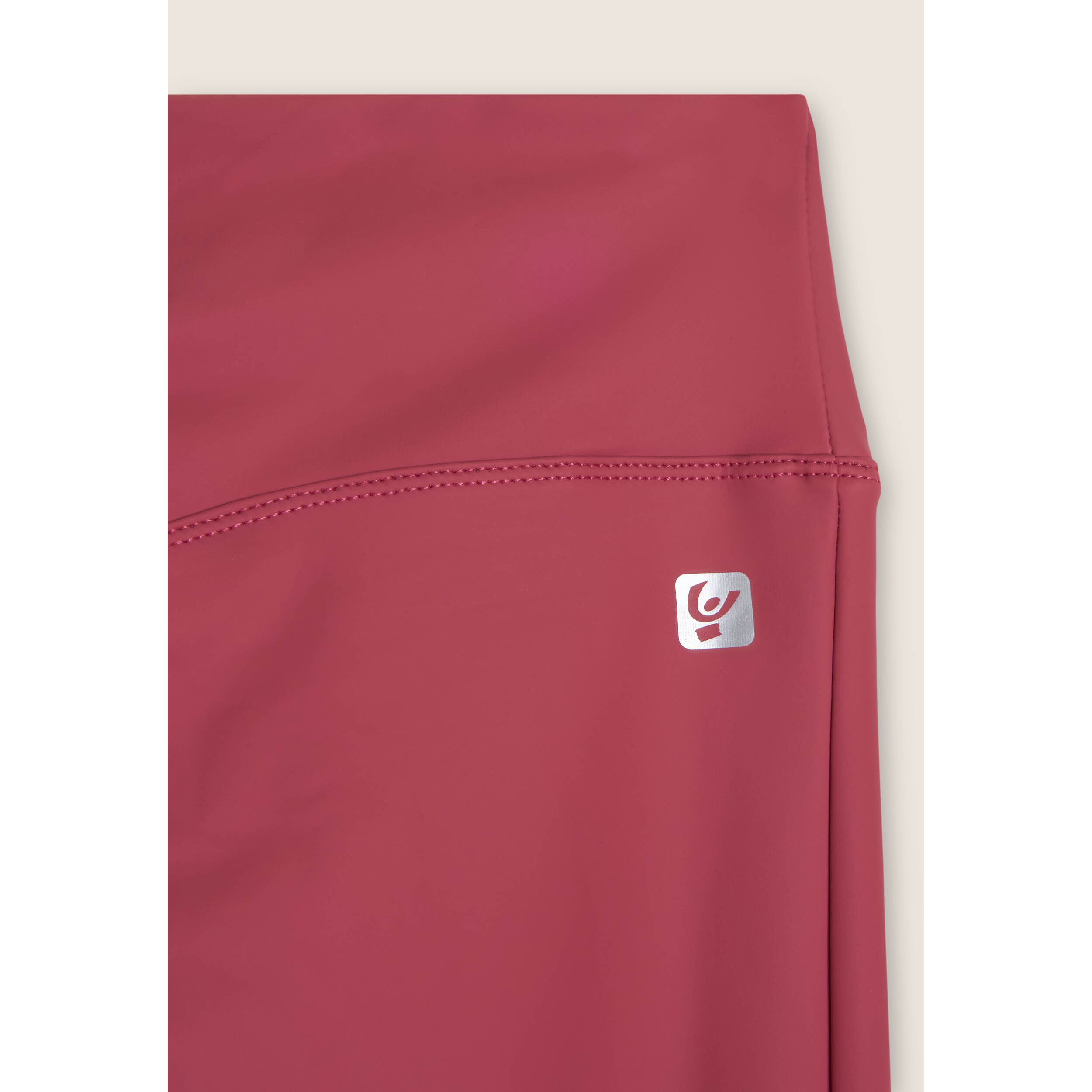 Leggings 7/8 effetto pelle vita regular