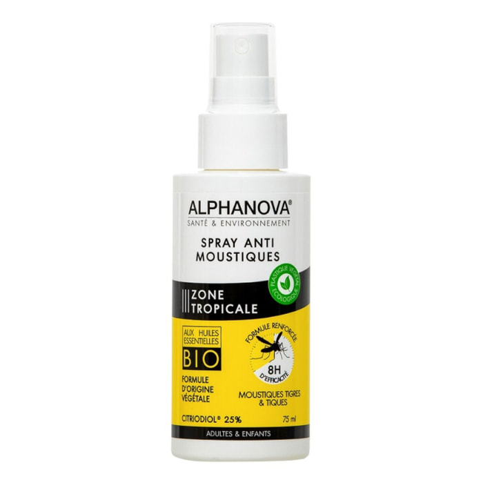 Santé - Spray Anti-Moustiques Zone Tropicale 75 ml