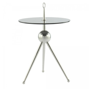 Table basse CIHU Fait à la main en Acier inoxydable