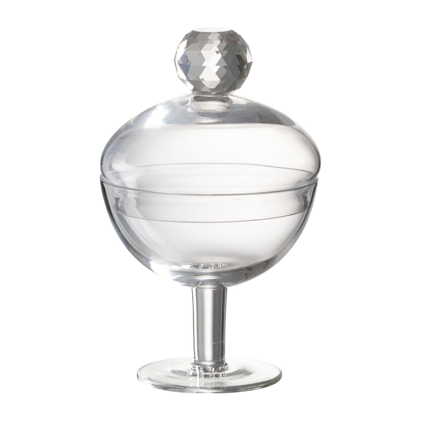 J-Line pot de conservation Diamond Cristal -verre - transparent - small