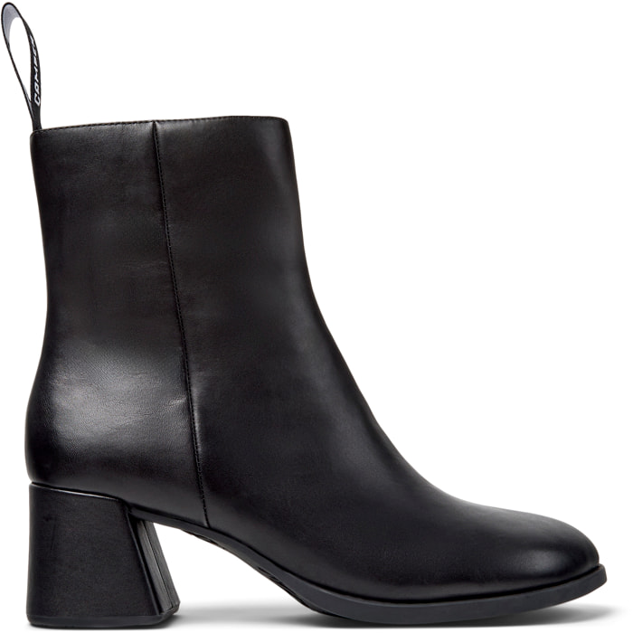 Botines - CAMPER Kora - Negro - Cuero liso