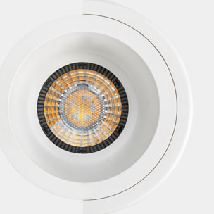 LEDS C4 Downlight Lite Ø75Mm 6.7W Blanco Cálido - 2700K Cri 80 32.2º On-Off Blanco Ip