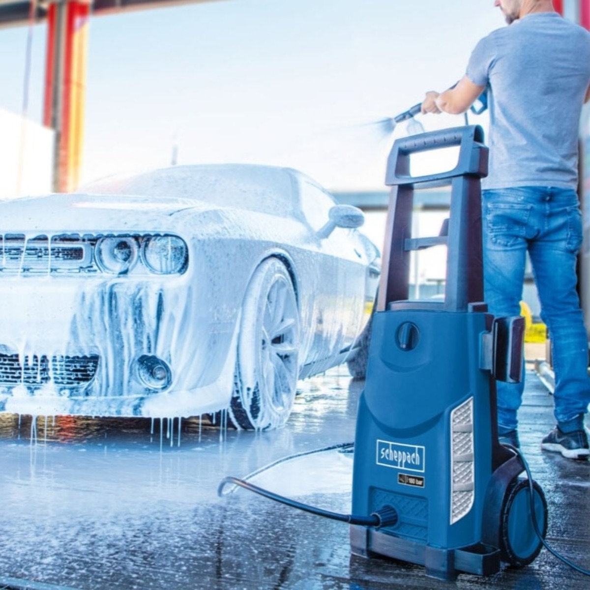 Nettoyeur haute pression HCE2400 - tuyau 5m   180 bars   Débit : 408 l/h   2400W - SCHEPPACH - 5907705906