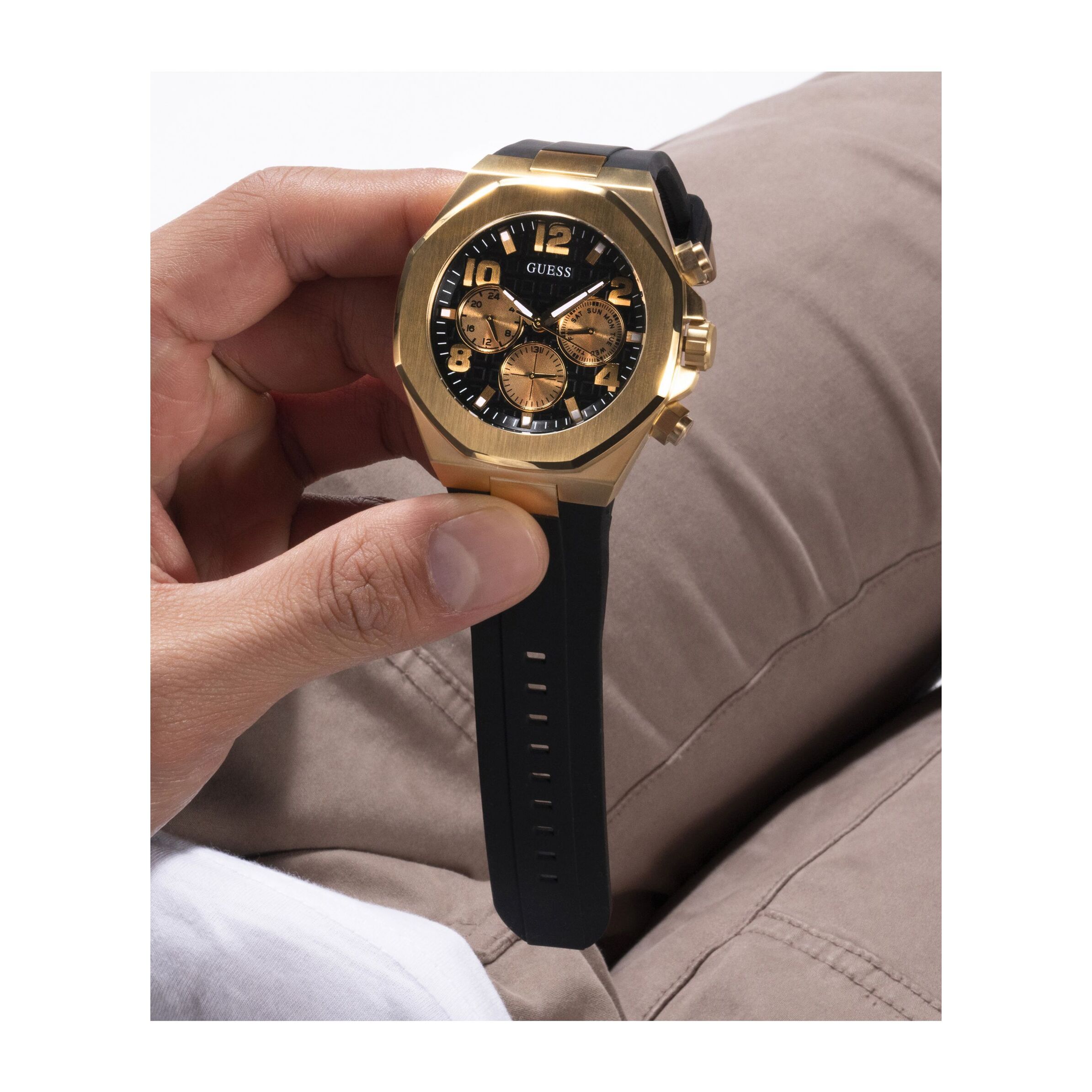 Guess Reloj Analógico De Cuarzo. Gs Empire