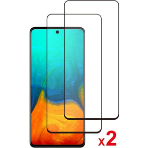 Pack ESSENTIELB Samsung A71 Coque + Verre trempé x2
