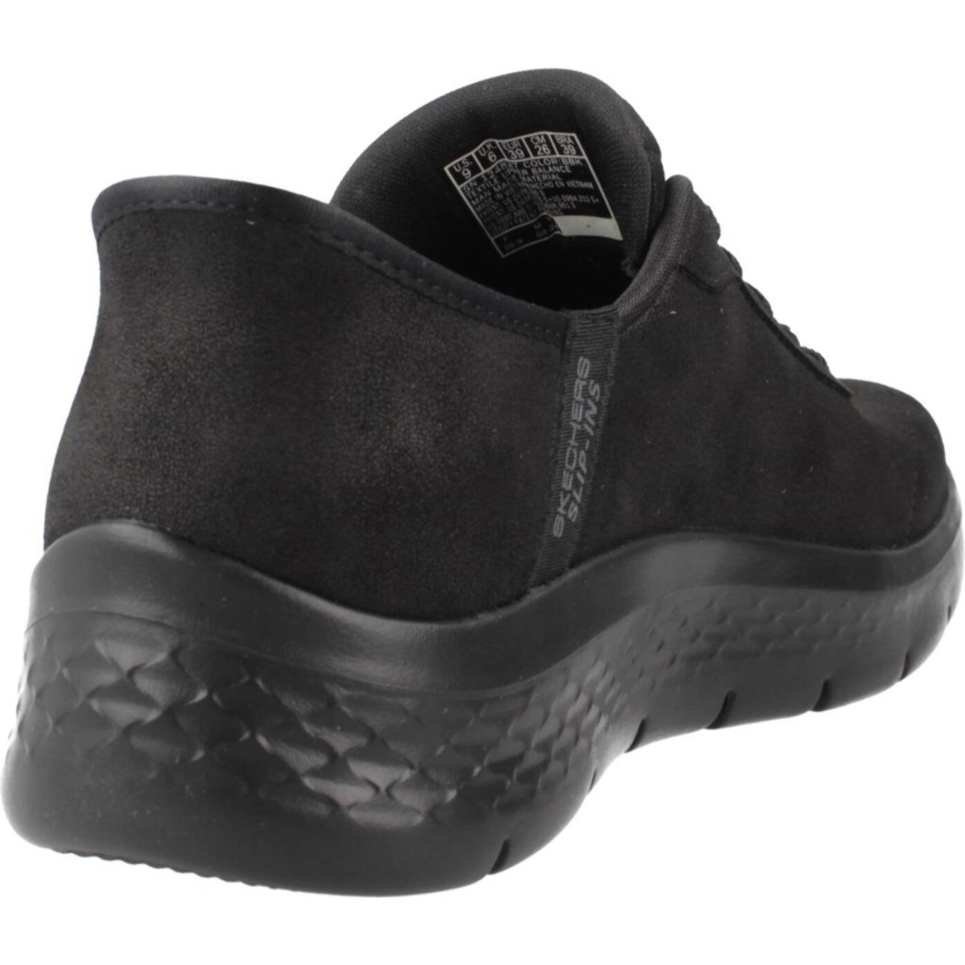 Sneakers De  Mujer Go Walk Flex - Mali Slip-ins Negro