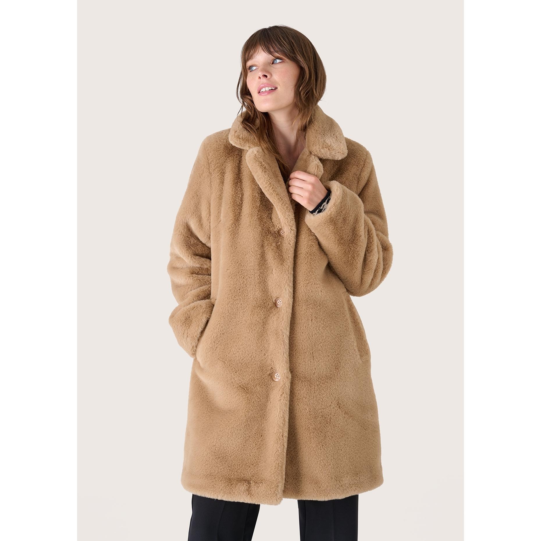 Cappotto Camomilla Cammello