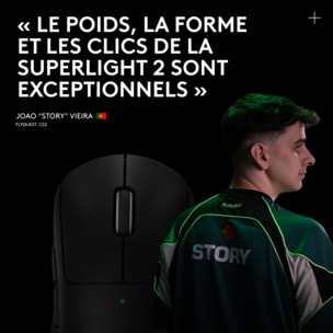 Souris Gamer Sans Fil LOGITECH G PRO X SUPERLIGHT 2 LIGHTSPEED Noir