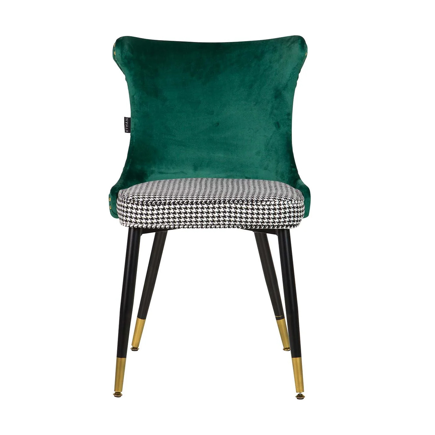 Silla Tachuelas Velvet Verde Aspen 49x54x82 Cm
