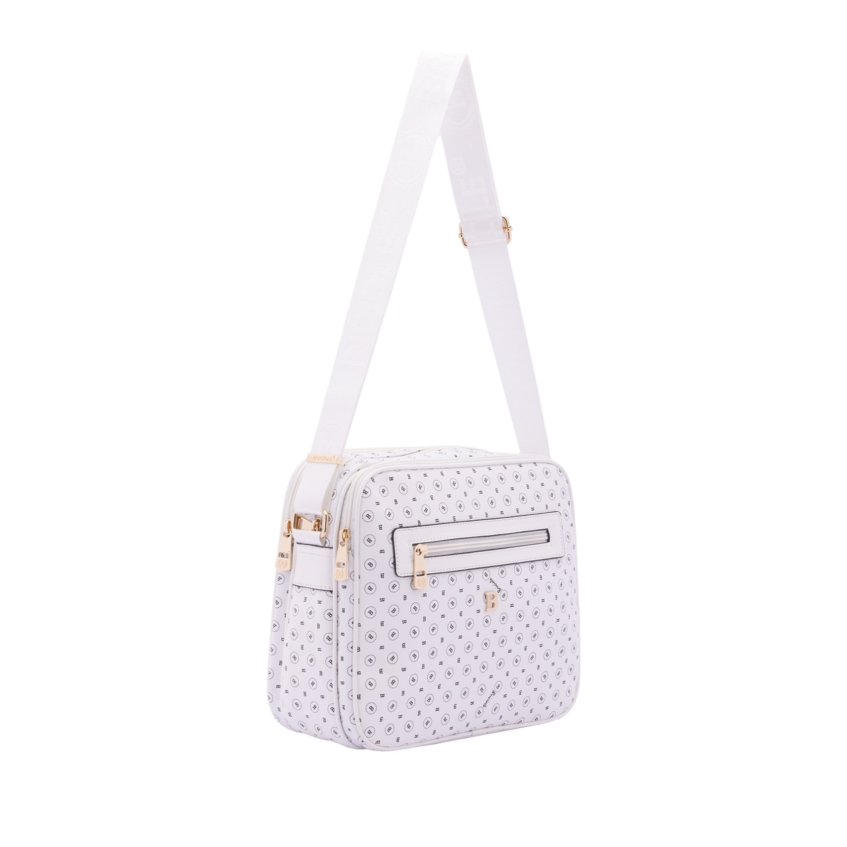 Borsa a tracolla da donna - Modello Iduna - Ecopelle e poliestere - 24.0 x 29.0 x 11.0 cm