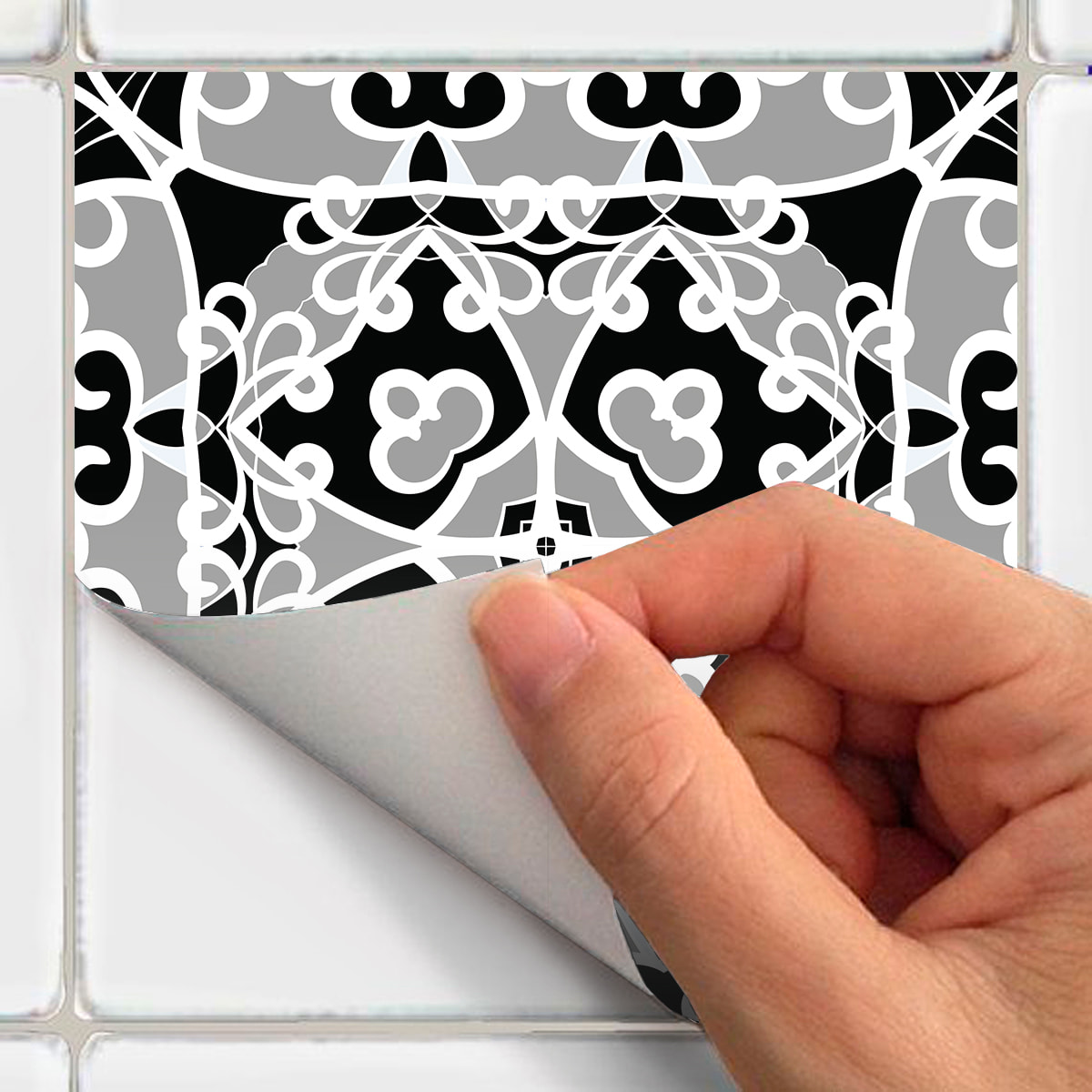 Stickers muraux - Sticker Mural Carrelage adhésif Cuisine Salle de Bain - 30 STICKERS CARRELAGES AZULEJOS WILIANA