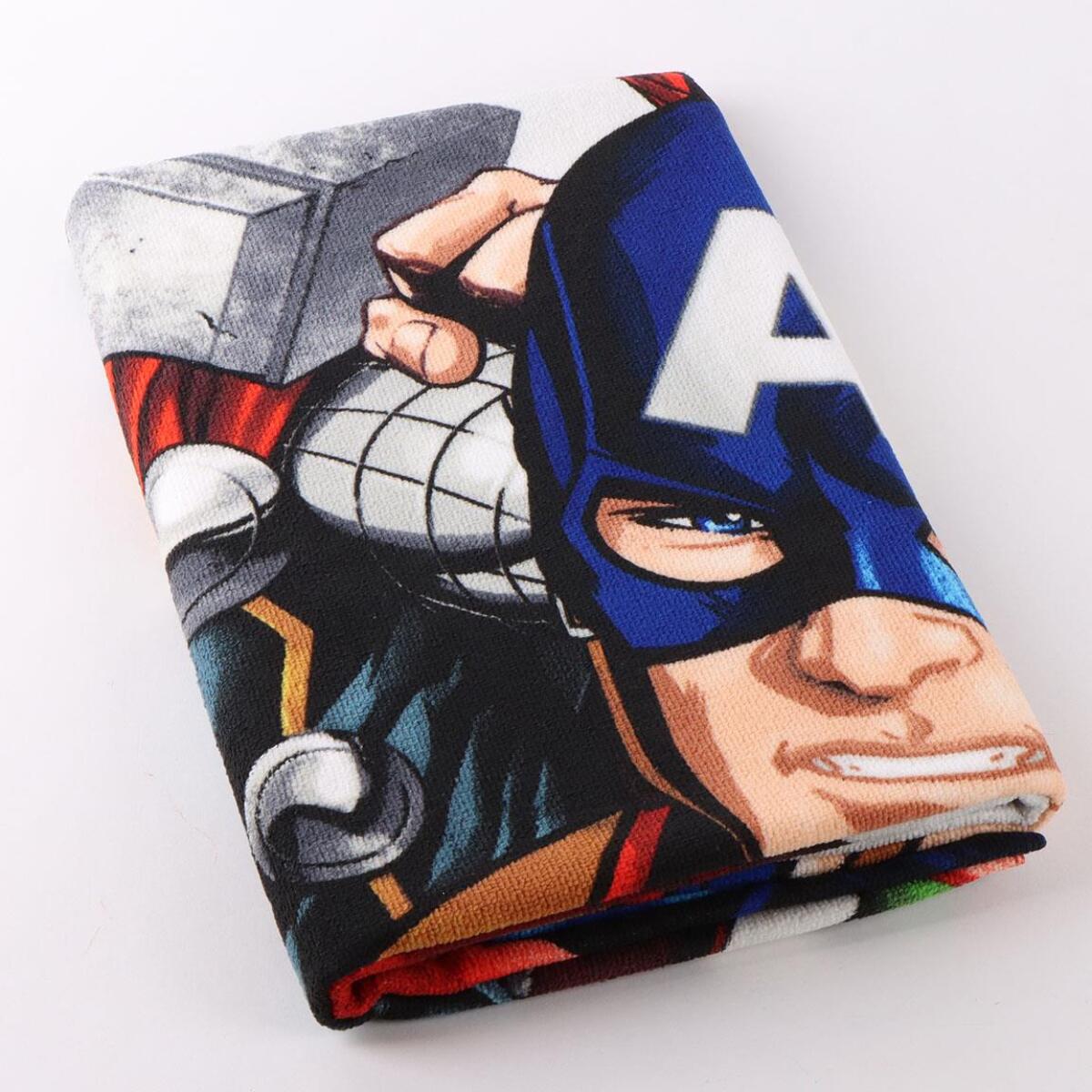 Toalla Microfibra de Avengers - 70x140x1 cm - Color:Multicolor