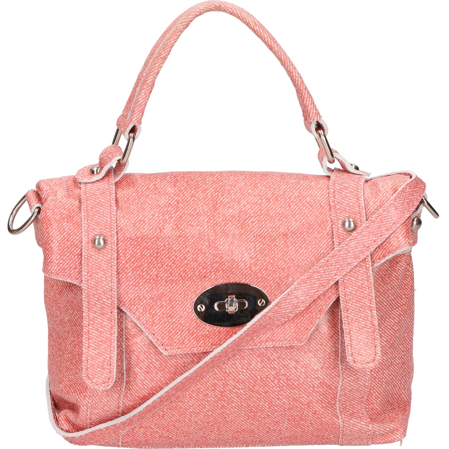 Borsa a mano da donna - Modello Floresta - Vera Pelle - 25.0 x 17.0 x 6.0 cm
