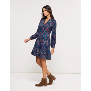 Vestido corto Azul Marino - Heridress