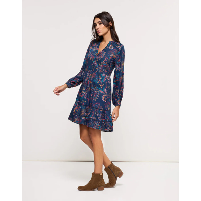 Vestido corto Azul Marino - Heridress