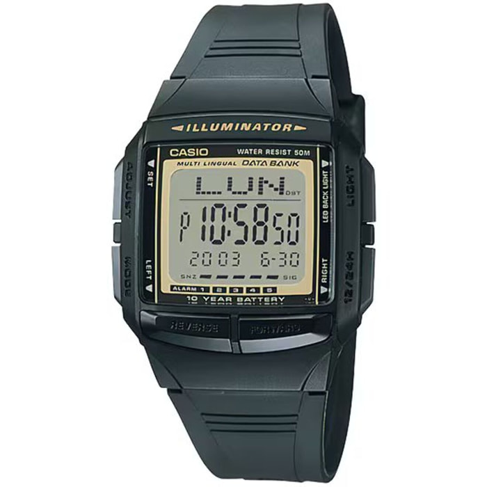 Reloj Casio DB-36-9A Unisex Digital Cuarzo con Correa de Resina