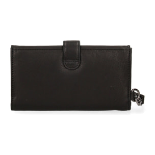 Portafoglio donna in vera pelle - Modello False - Casual - 17.0 x 9.5 x 2.0 cm