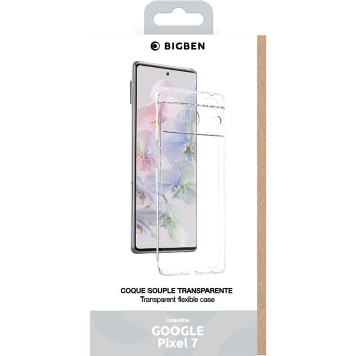 Coque BIGBEN CONNECTED Google Pixel 7 Silisoft transparent