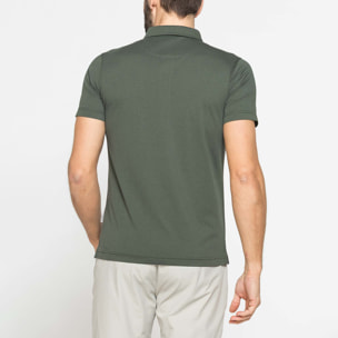 POLO UOMO IN TESSUTO ELASTICIZZATO NO STIRO