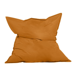 Pouf rectangulaire d'extérieur XXL 180x140cm orange THIES