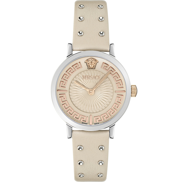 Versace Reloj Analógico De Cuarzo Greca Fortuna (Wc-0A)