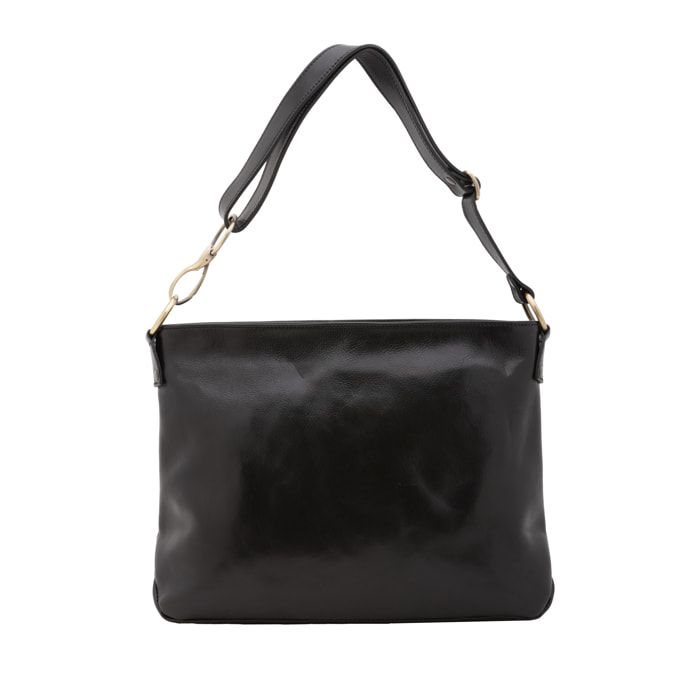 Borsa a spalla  da donna In Vera pelle Made in Italy 38x29x11 cm