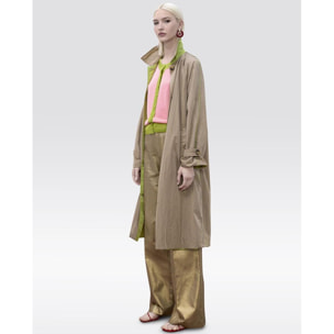 Trench reversibile in tessuto tecnico