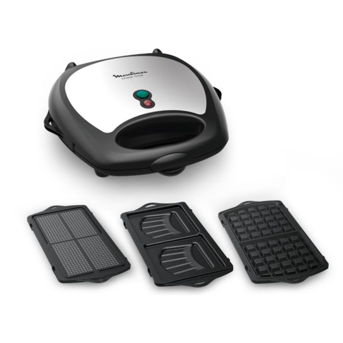 Gaufrier MOULINEX breaktime +3 plaques SJ611810