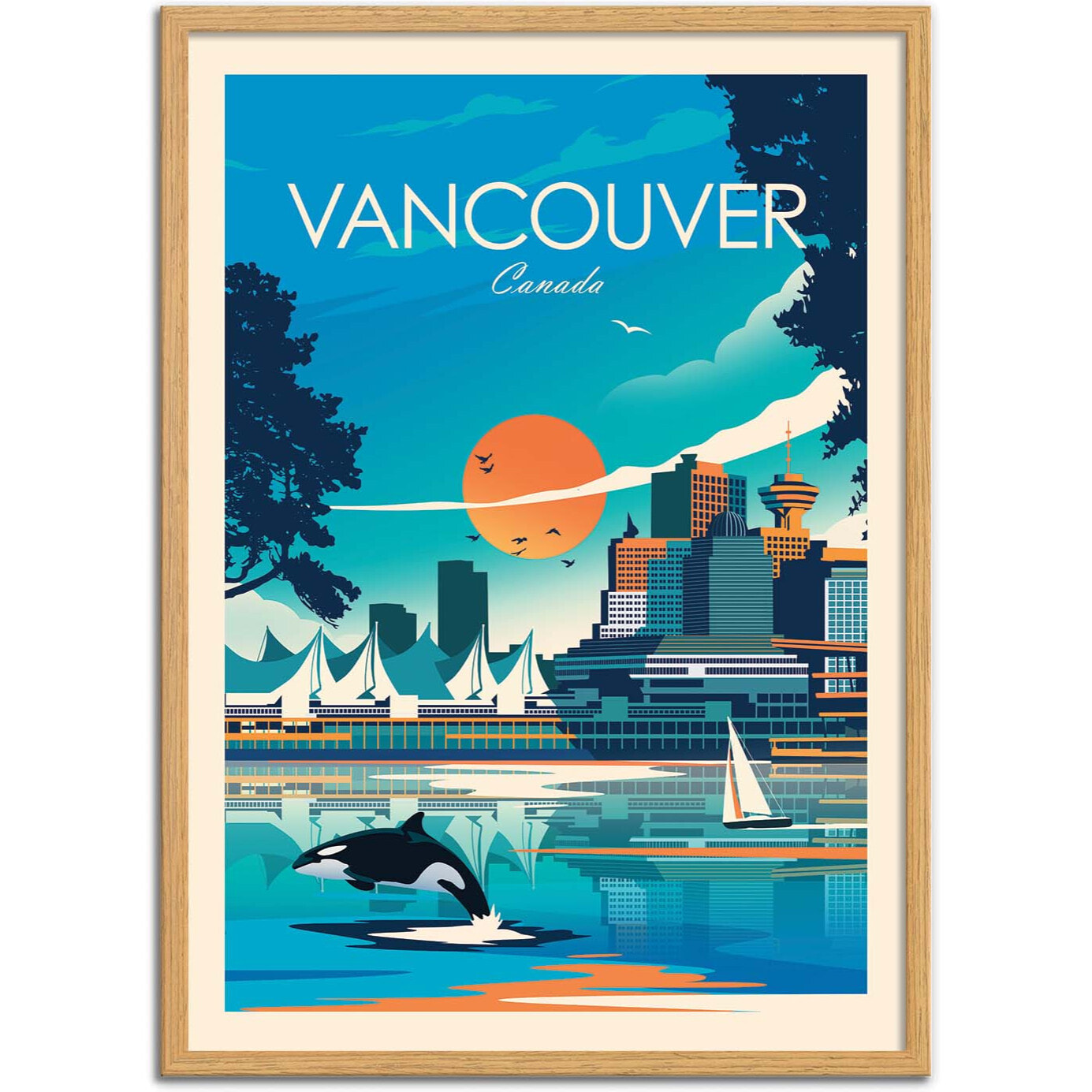 Affiche - Vancouver Canada - Studio Inception