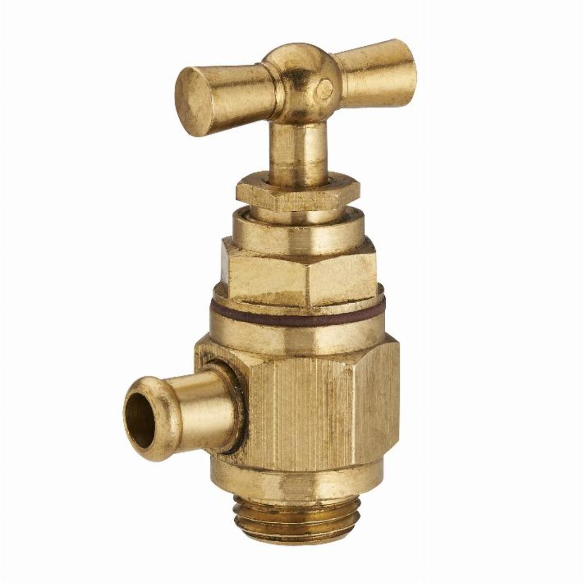 Robinet purgeur équerre laiton mâle M1/4 (08x13) NOYON & THIEBAULT - 318-08L1