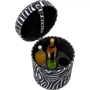 Boîtes Wild Animal zèbre set de 2 Kare Design