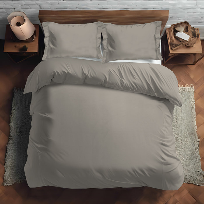 Parure copripiumino tabacco