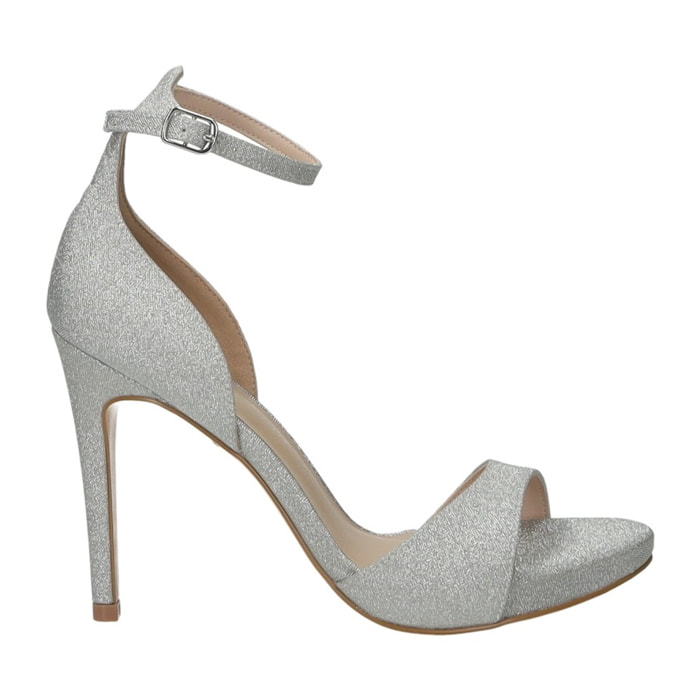 Sandali Donna Tata Italia Argentato