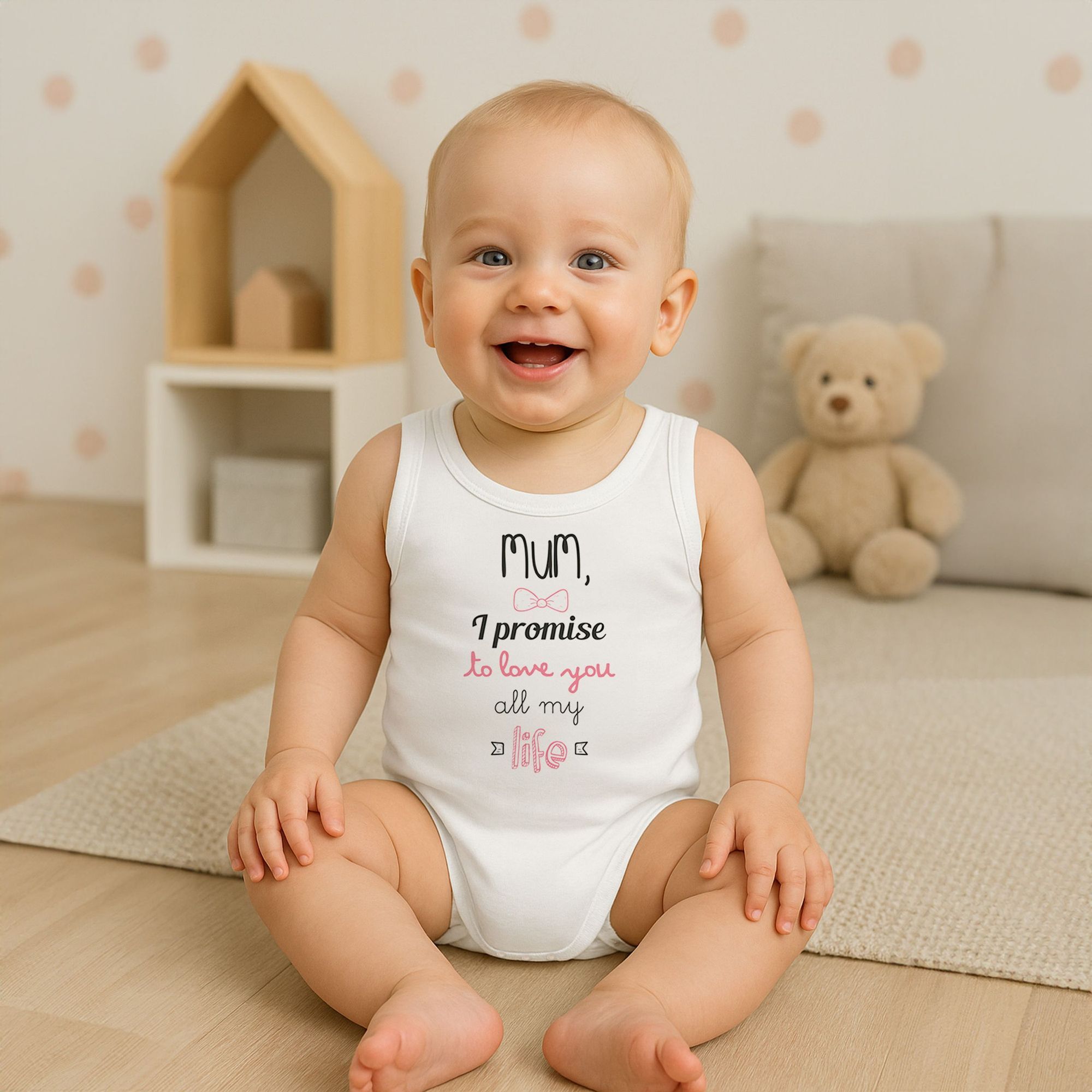 Body bebé tirantes personalizado frases