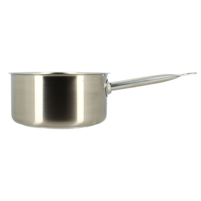 Casserole professionnelle acier inoxydable 20cm - tous feux  PROFESSIONNEL