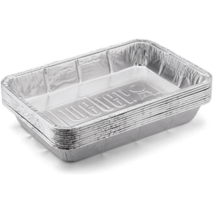Barquette aluminium WEBER grandes barquettes aluminium - Lot de 10